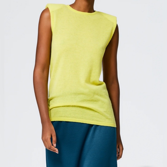 Tibi Skinlike Mercerized Wool Tube Tank - xxs - Picture 5 of 5